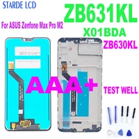 6 26 new for asus zenfone max pro m2 zb630kl zb631kl lcd display touch screen digitizer assembly for asus zb631kl x01bda lcd