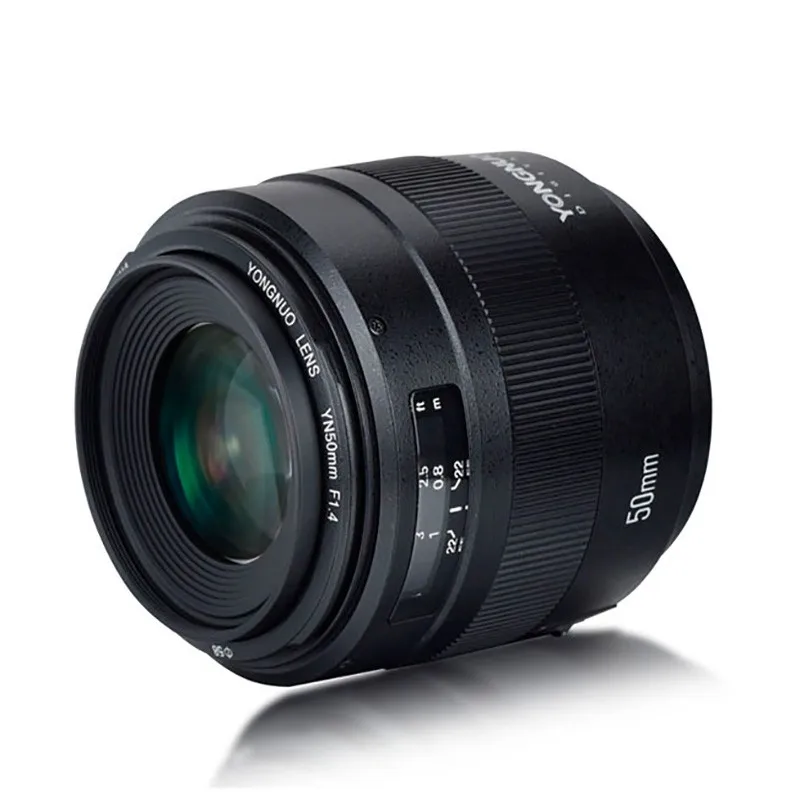Объектив для камеры Yongnuo 50 мм F1.4 Canon EF портовый объектив Полнокадровый SLR порт
