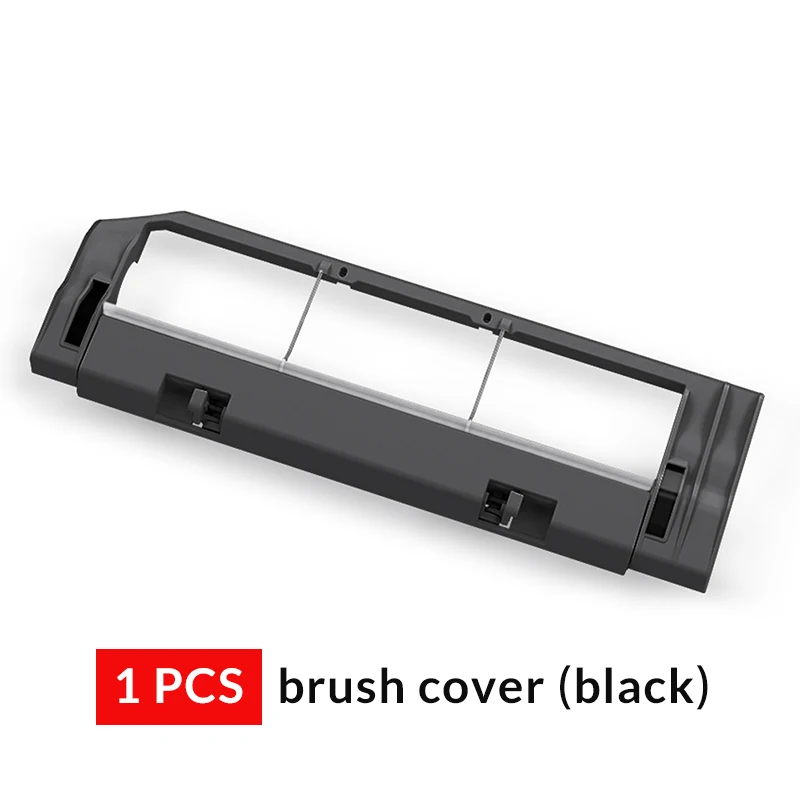 Black Brush Cover Roborock Вакуумный Очиститель запчасти подходит для Roborock 2 S50 робот для уборки запасные части Швабра Ткань зарядки ворс черный - Цвет: Black Brush Cover