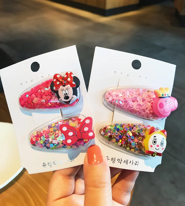 Детские аксессуары для волос 5 / 10 шт./компл. блестки звезда бегущий песок Любовь