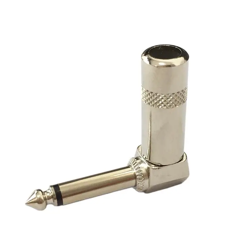 6.35mm Male Right Angle Connector Mono Ssolding Plug 90-Degree | Обустройство дома