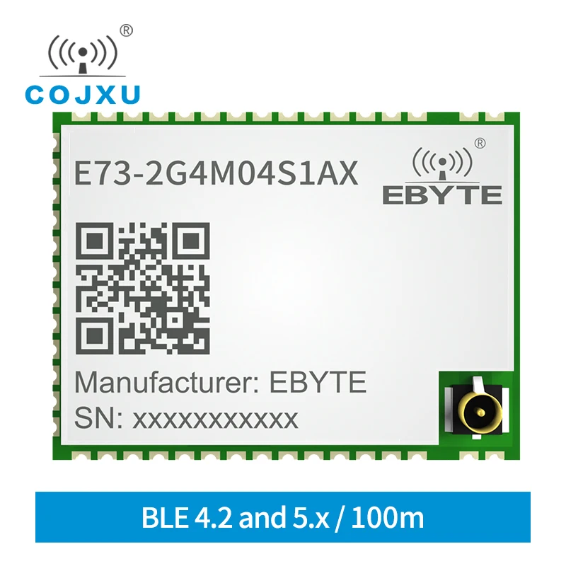 

E73-2G4M04S1AX Bluetooth nRF52810 Ebyte 2,4 ГГц 2,5 МВт IPEX PCB антенна IoT UHF беспроводной приемопередатчик SMD