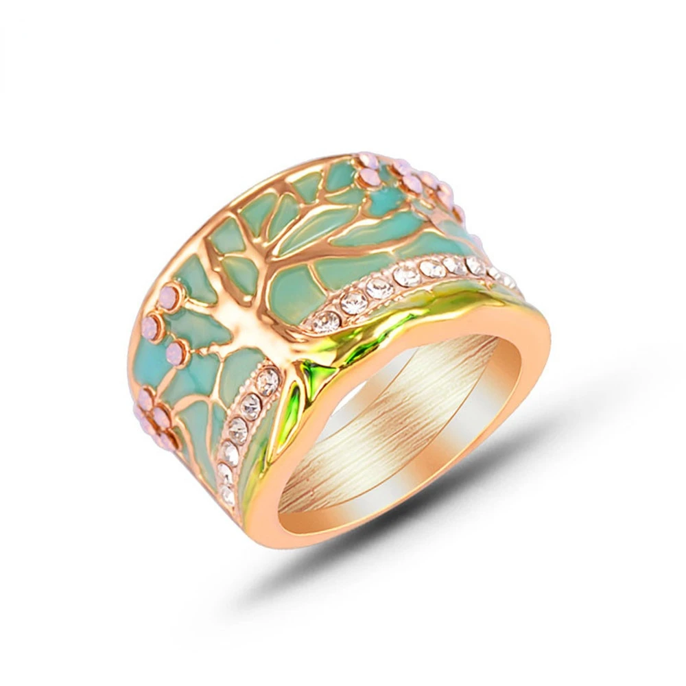 

VIMIO Epoxy ring female creative new accessories retro ring ring niche