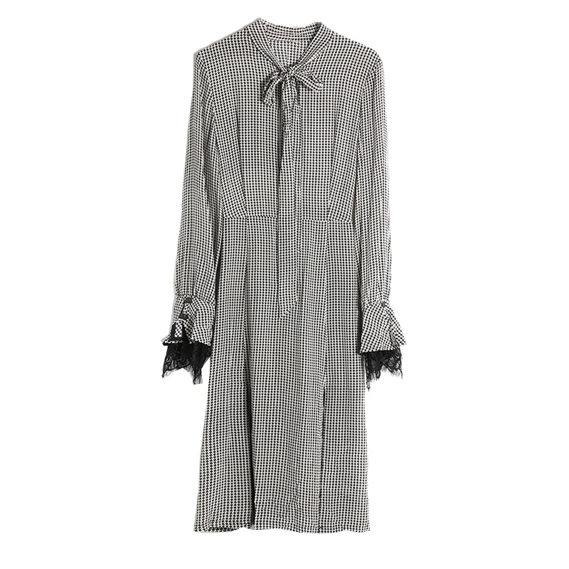 

New 20 b8393 lace silk dress