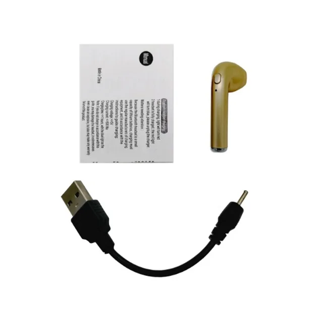 1 gold Oneplus In, наушники для ушной раковины, Bluetooth,, I7s, стерео наушники, микрофон, беспроводные наушники для всех смартфонов - Цвет: 1 gold
