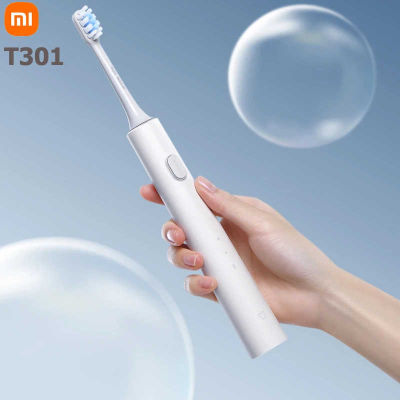 

2021 XIAOMI MIJIA T301 электрическая зубная щетка Беспроводная IPX8 Водонепроницаемая зубная щетка ультразвуковая автоматическая зубная щетка USB пере...