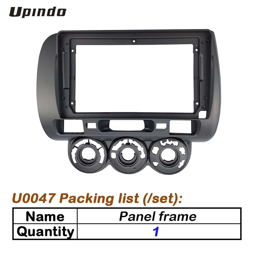 Рамка для автомобильной радиоприемника 2 Din 9 дюймов панель Fascia ДЛЯ HONDA Fit