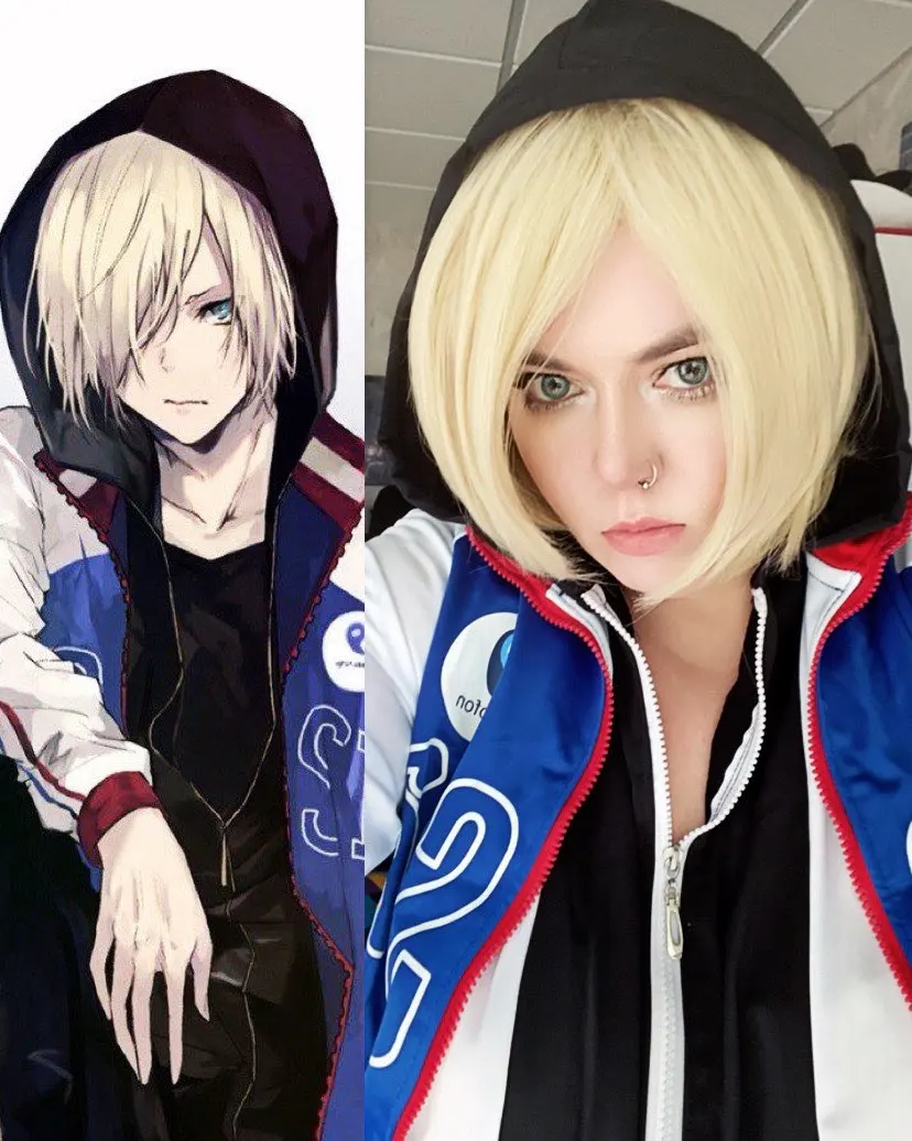 Yuri on Ice Yuri Plisetsky Cosplay Coat Yuri!! on Ice Jacket Yurio Costume Coat Unisex Daily Sportswear coat and pants Anime