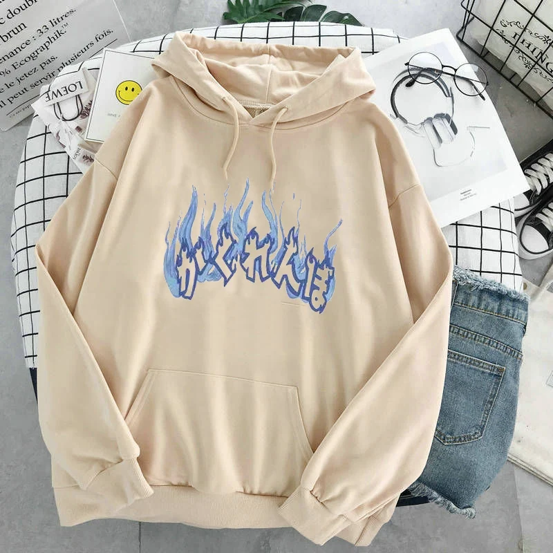 

korean style fashion print spring coat pink clothing Oversized hoodies womens harajuku plus size women sweatshier