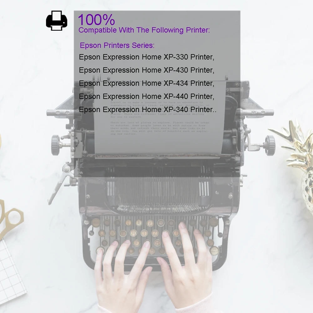 Сменный картридж с чернилами для Epson 288 288XL 5 шт. в упаковке (черный)|ink cartridge|replacement