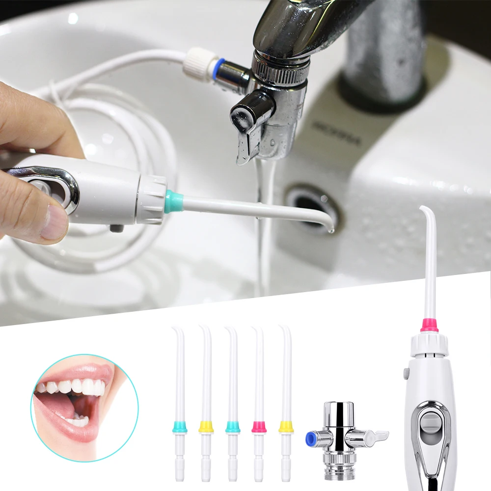 

Faucet Oral Irrigator Water Jet For Cleaning Toothpick Teeth Flosser Dental Irrigator Implements Dental Flosser Tooth Cleaner
