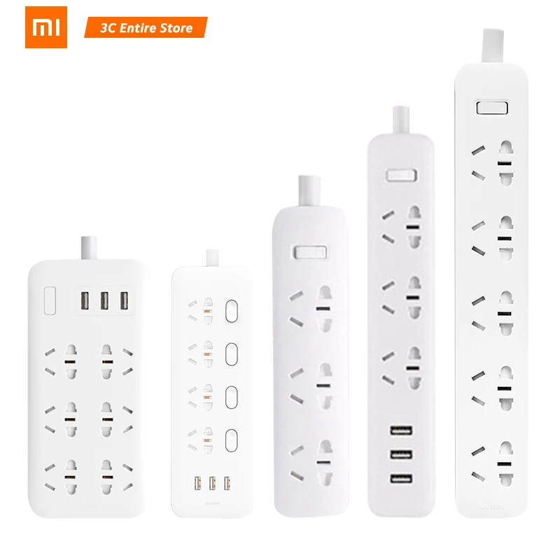 Оригинальный Смарт разъем Xiaomi штекер бытовой удлинитель плата питания 3/4/5/6