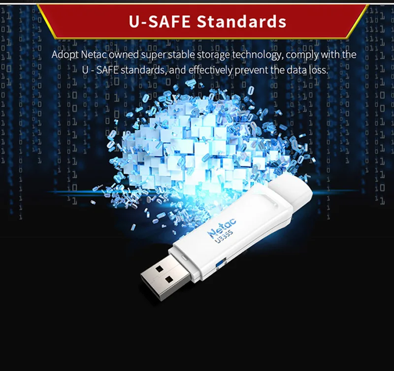 Netac USB флэш-диск 16GB 32G 64GB 128GB USB3.0 физическая защита от записи Switcher аппаратная блокировка Флешка диск на ключ флешка