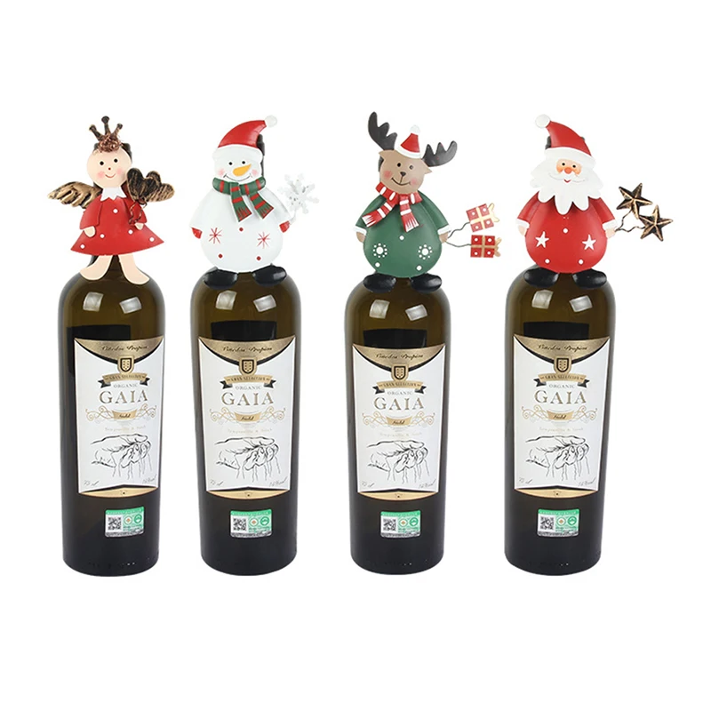 Чехол для винной бутылки на Рождество дома 2021 Рождественское украшение новый год
