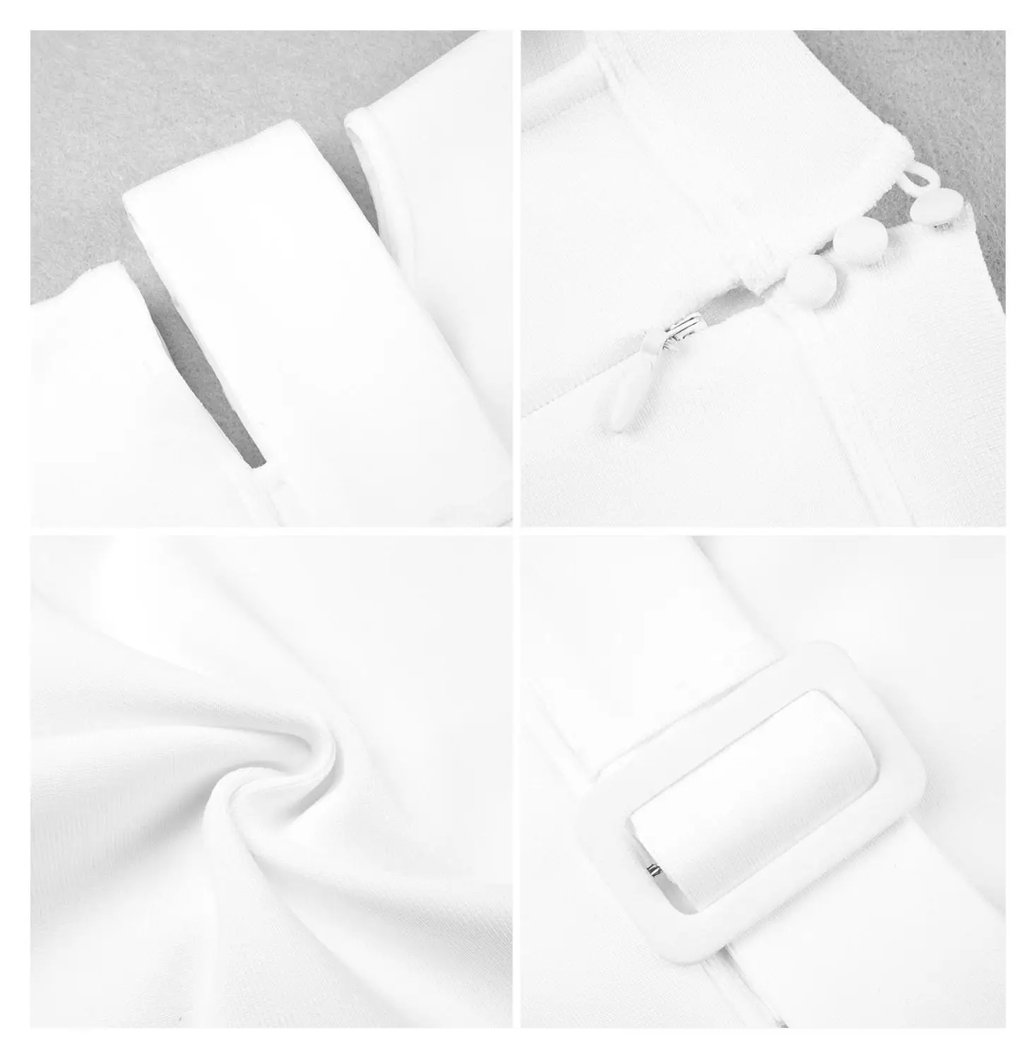 

Hollow Out Sleeveless Halter Knee Length Bandage Dress Elegant Sexy Nightclub Women Gown Wedding Party Celebrity 2020 Dobanmbd