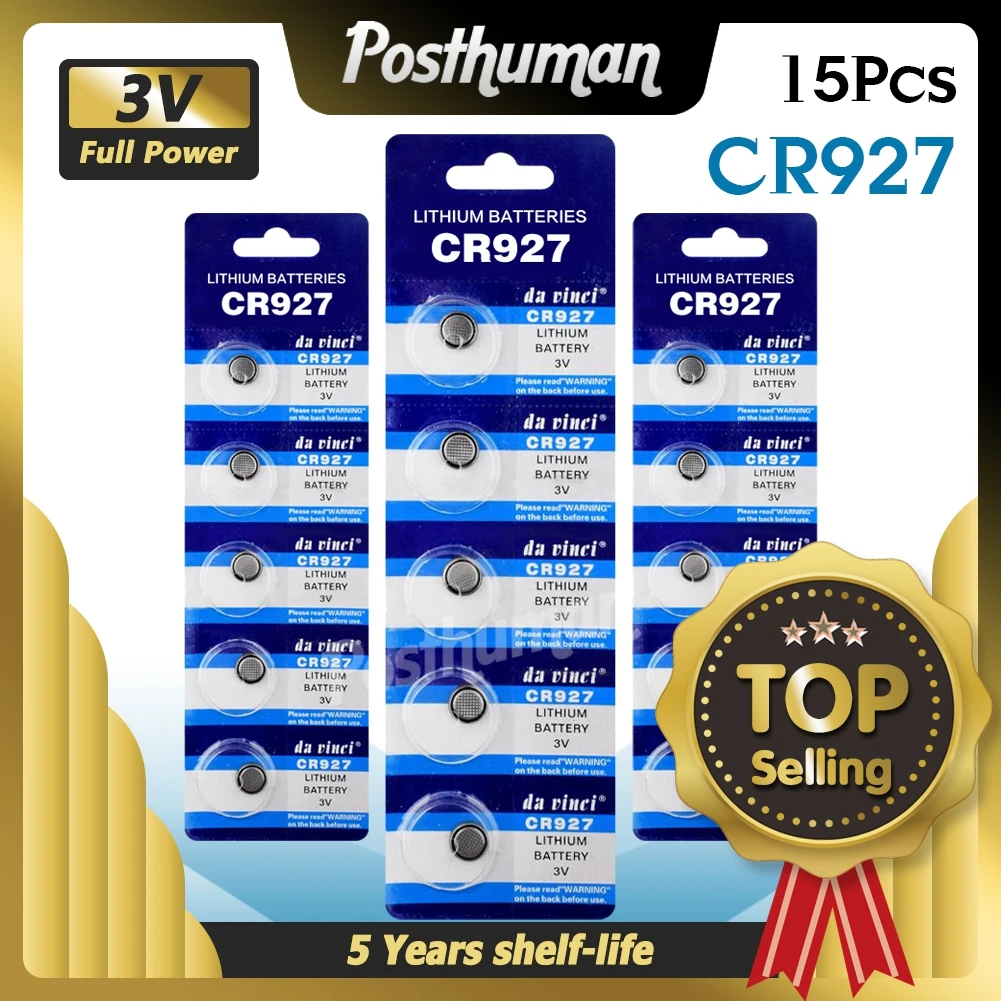 Литиевая батарея 3 в CR927 CR 927 15 шт. кнопочные батареи ECR927 5011LC DL927 BR927 KCR927 LM927 для часов