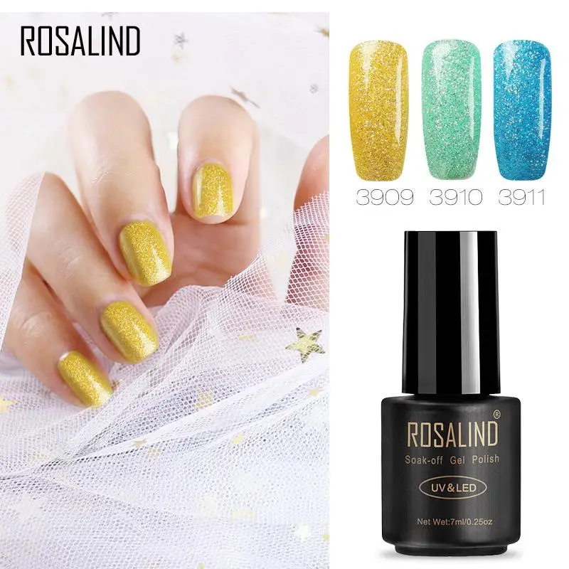 ZHENDUO ROSALIND 7 мл цветной гель лак для ногтей УФ светодиодный Полупостоянный гель| |