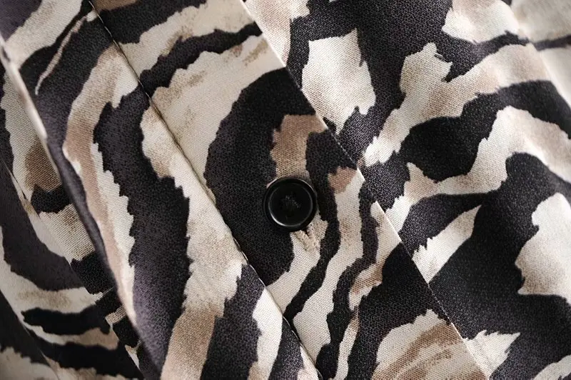 

animal print long shirt dress women long sleeve elegant work office lady long dress vestidos mujer