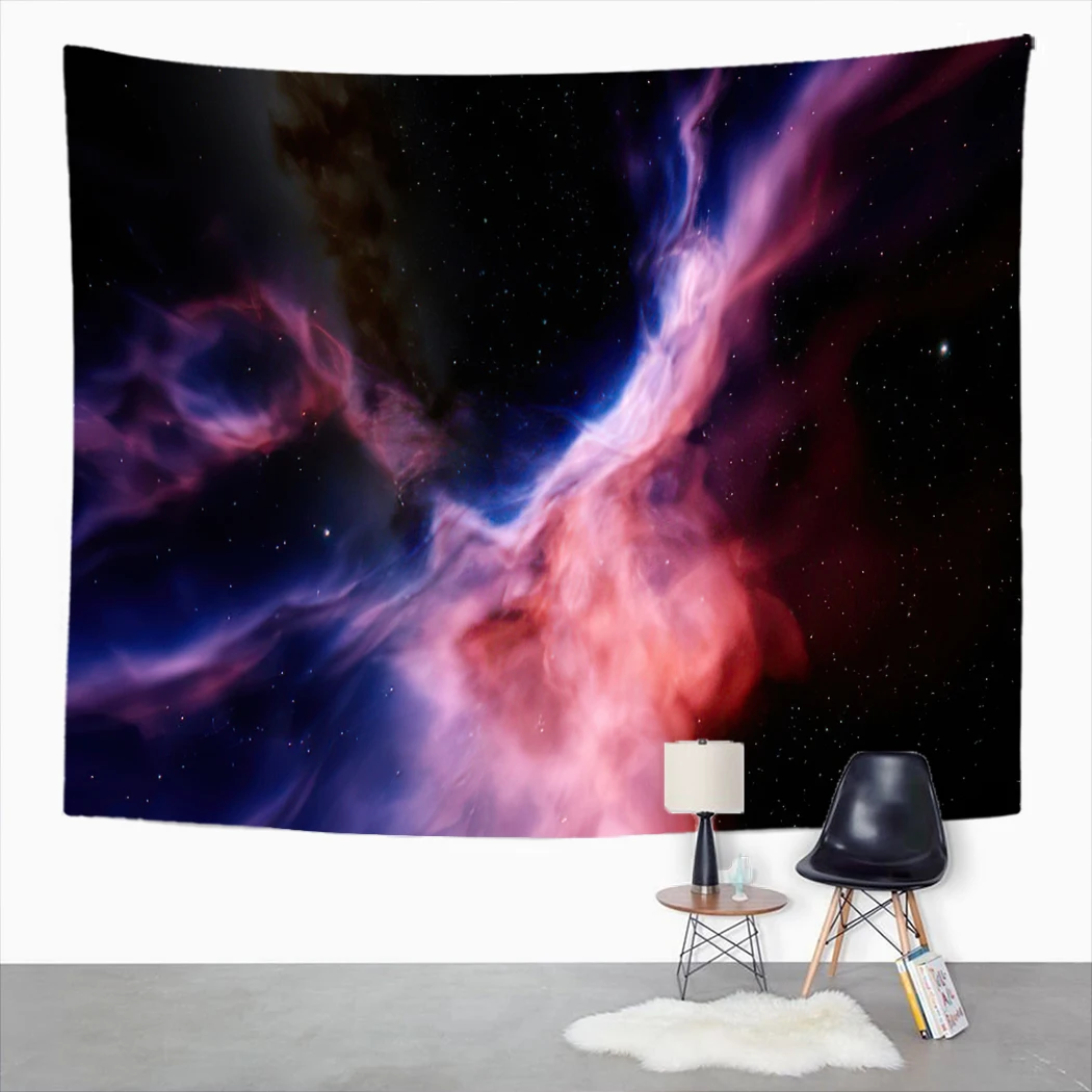 

Psychedelic Galaxy Nebula Tapestry Wall Hangings Wall Cloth for Home Bedroom Wall Decor Beach Towel Picnic Mats