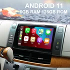 Магнитола 2din Android 11 для Toyota Previa 2007 Estima автомобильное радио IPS экран навигация автомобильное стерео Carplay головное устройство