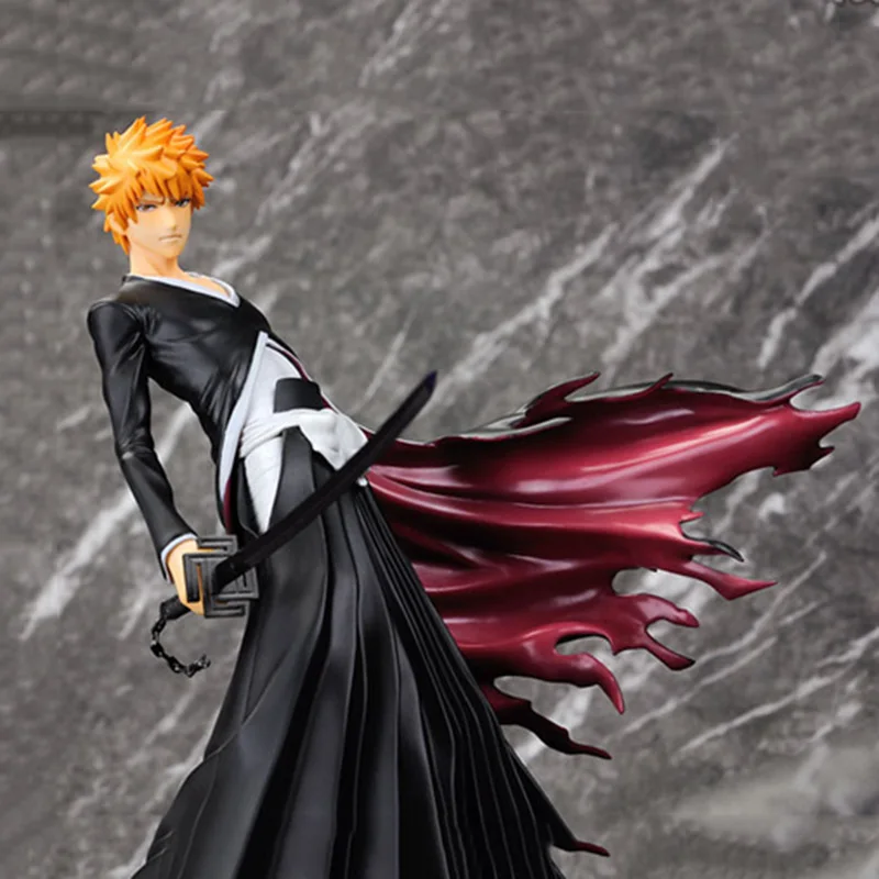 

New 22CM Japanese Anime Bleach Kurosaki Ichigo Thirteen Blades Doll ornaments PVC Action Figure Model Collection Toys