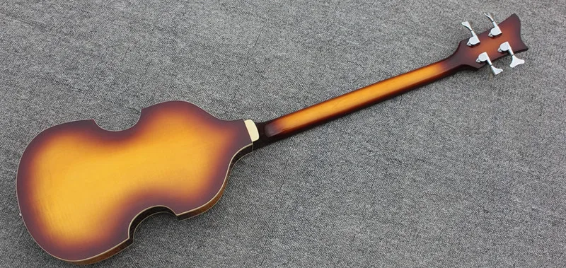 Sunburst Hofner скрипка BB2 бас Hofner BB2 современный Электрический бас Пламя клен Hofner bass гитара