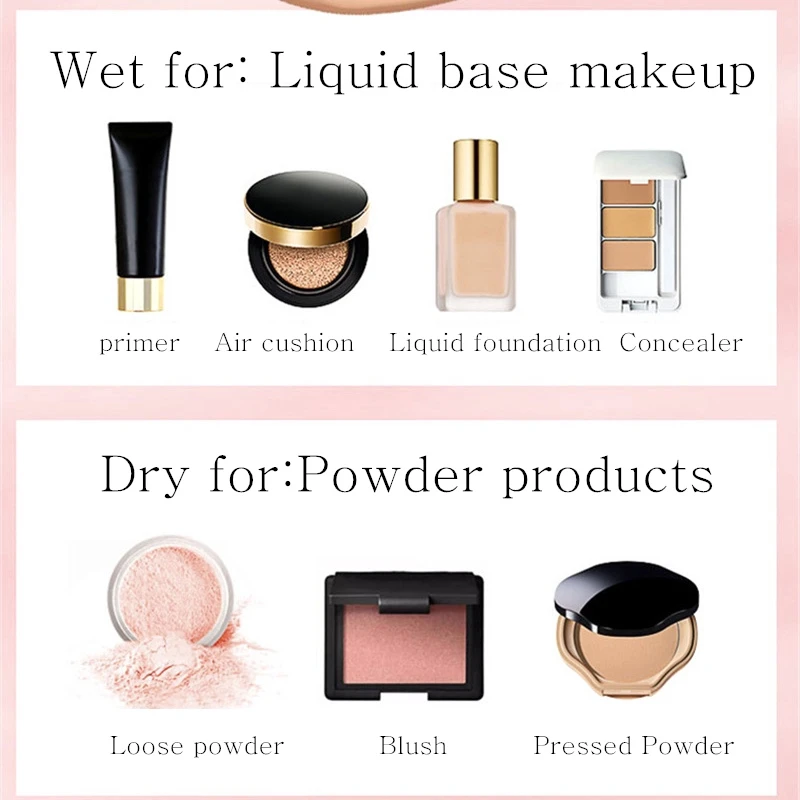 Губка для макияжа косметическая пудра пышная гладкая губка женщин и девочек