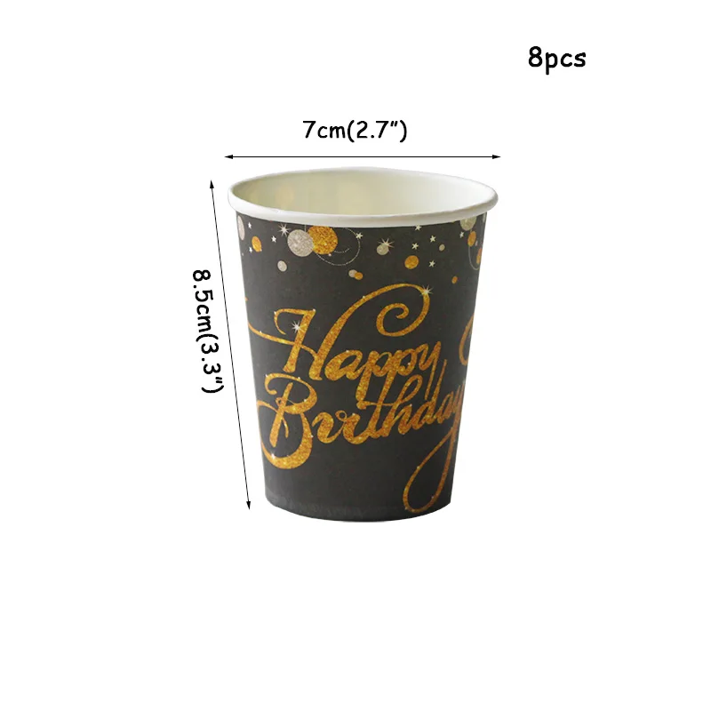 cup 30 годовщина украшения 30 знак латексный шар 30 лет воздушный шар Бумага салфетка под тарелку кружку для 30-летнего дня рождения - Цвет: cup
