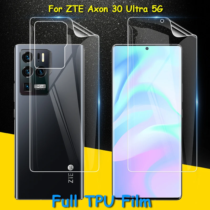 Переднее/заднее полный охват прозрачная пленка из мягкого ТПУ Экран протектор