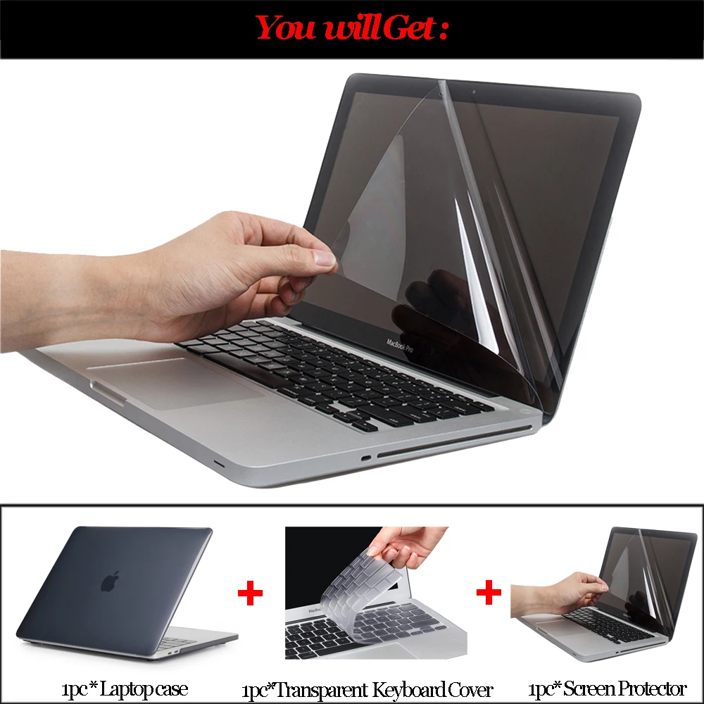 Раскрашенный чехол для Macbook Air Pro retina 11 12 13 15 дюймов с сенсорной панелью сумка