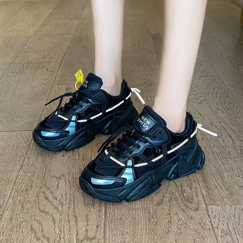 Женские сетчатые кроссовки Llogai удобная дышащая обувь для тренировок на