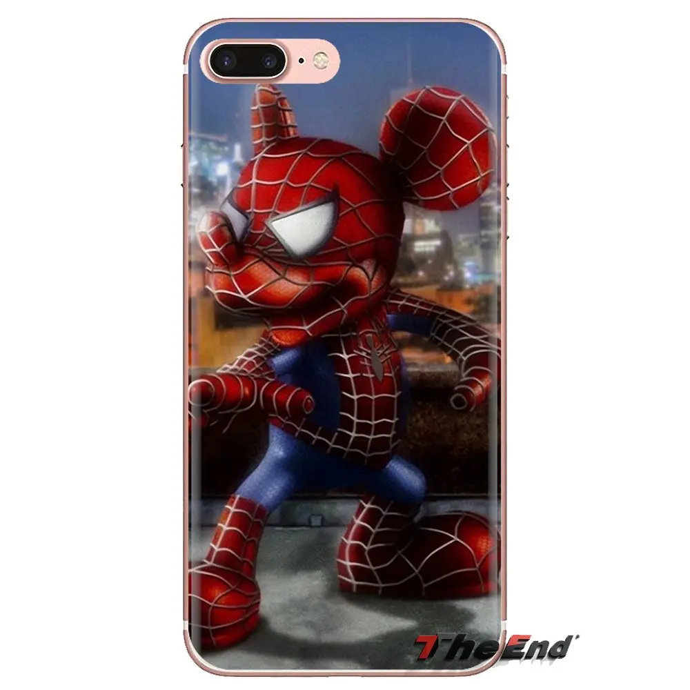 Мягкие прозрачные чехлы в виде ракушки lover mickey minnie mouse для huawei mate Honor 4C 5C 5X6X7 7A 7C 8 9 10