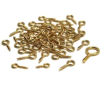 20 100pcs stainless steel gold screw eye pins pendant bails hooks clasps charm beads connector for diy earring jewelry making
