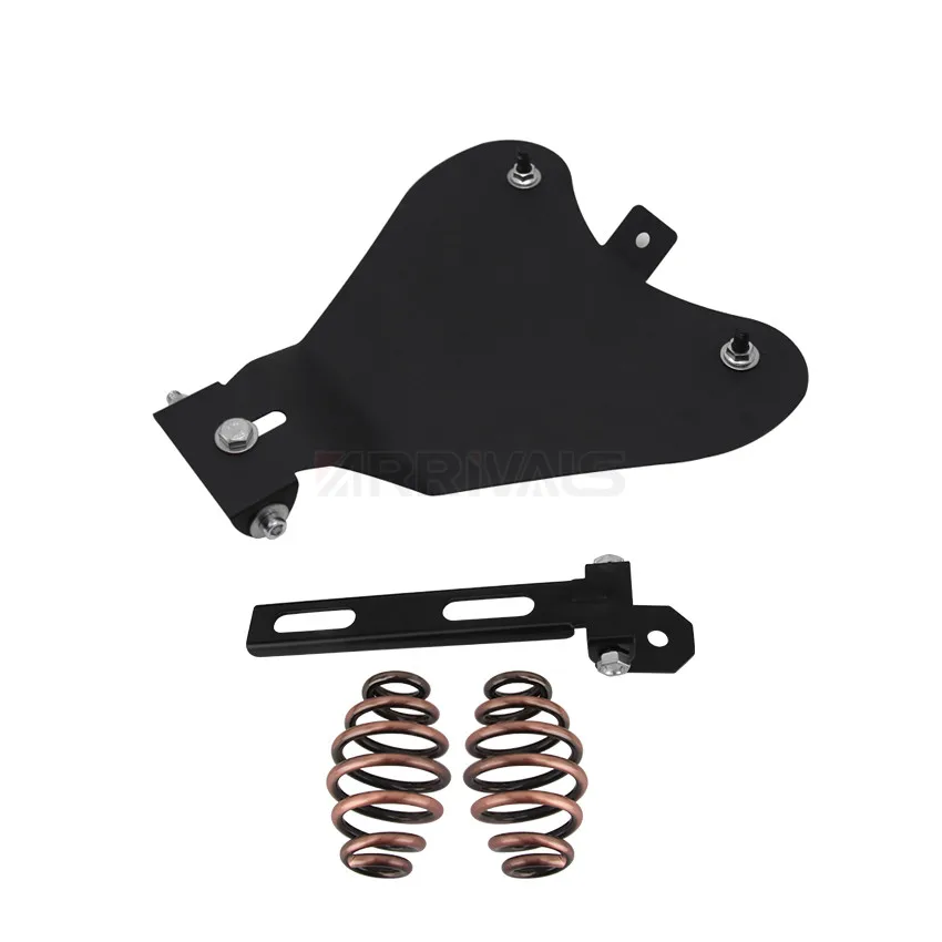 Bronze 3" Motorcycle Solo Seat Spring Steel Driver Hardware Bracket Mount Kit For Harley Bobber Chopper Custom Moto |