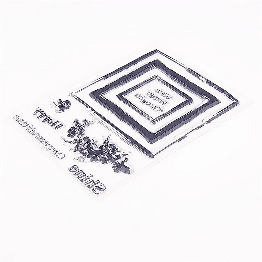 14*20 см фотопрозрачные прозрачные штампы/Силиконовые пломбы роликовые штампы для