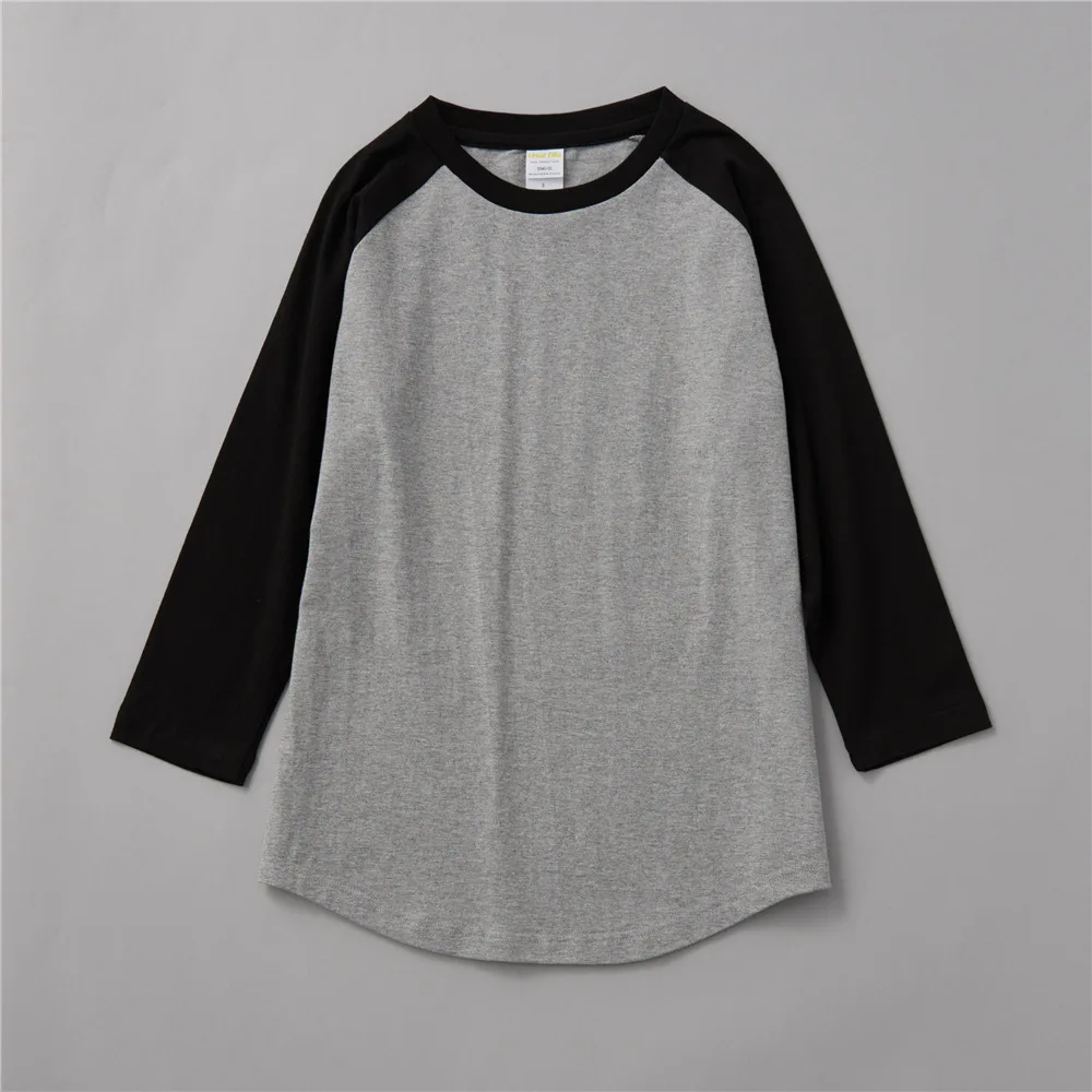

Long Sleeve T-shirt Women's 2021 New Korean Loose and Versatile Spring and Autumn 7 / 4 Raglan Sleeves with Base Coat