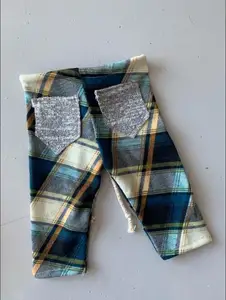 Реквизит для фотосъемки новорожденных комплект из шапки и брюк в клетку реквизит для фотосъемки новорожденных аксессуары