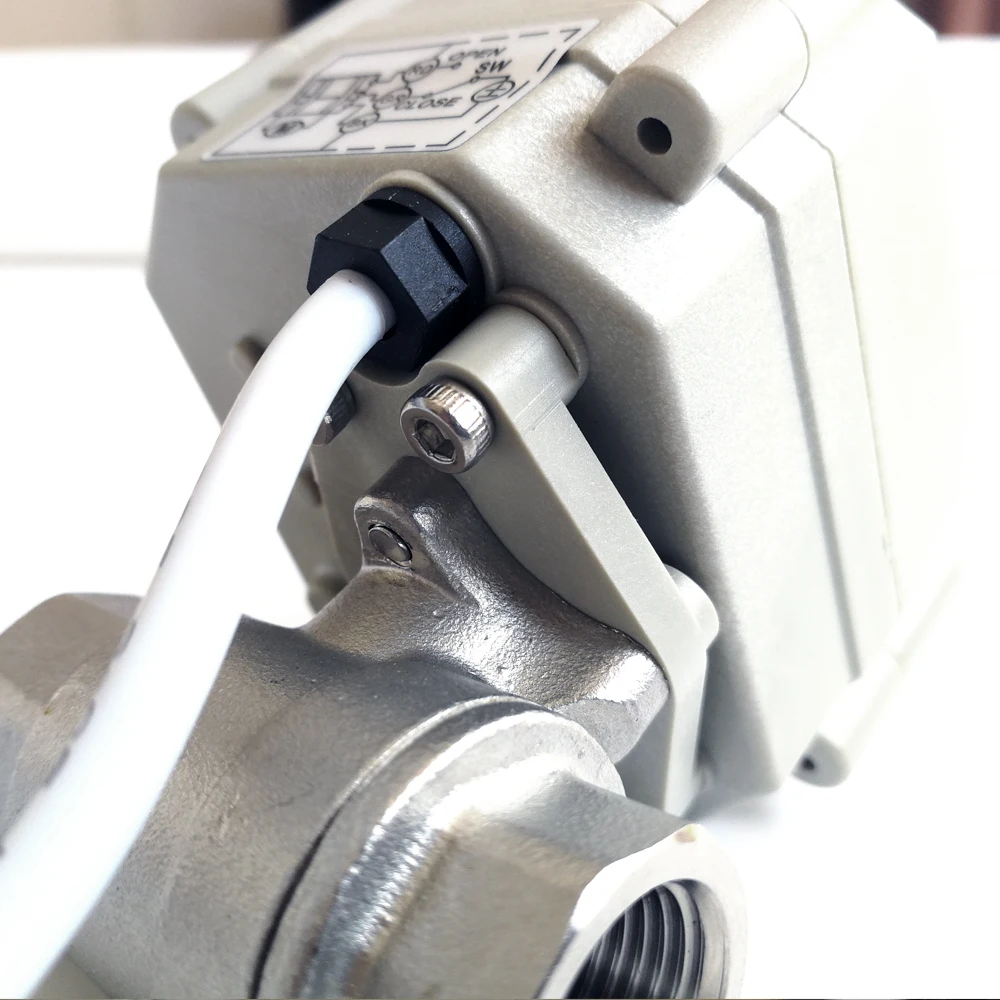 Возвратный Электрический трехходовой клапан Tsai Fan с питанием и выключением BSP/NPT