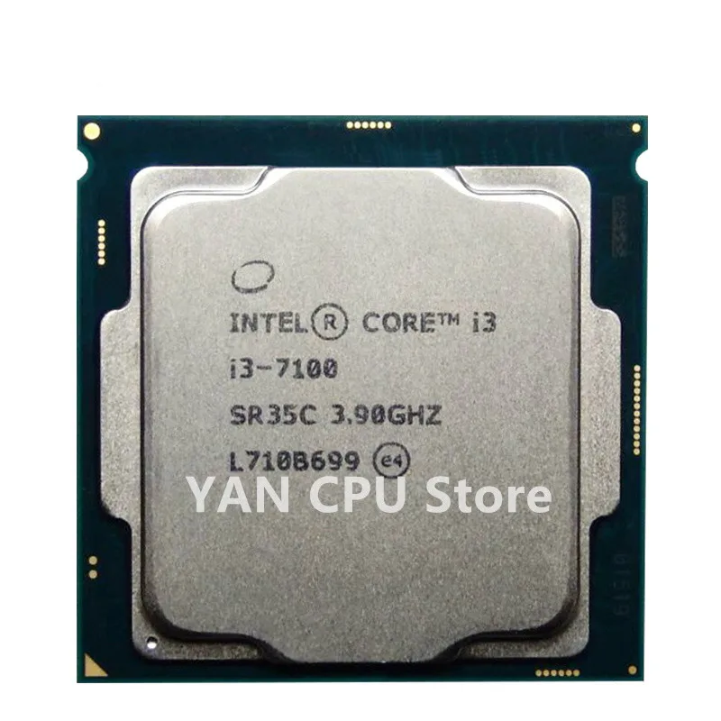 

Feer shipping Intel Core i3 7100 Processor 3.90GHz 3M Dual-Core Socket 1151 desktop CPU working 100%