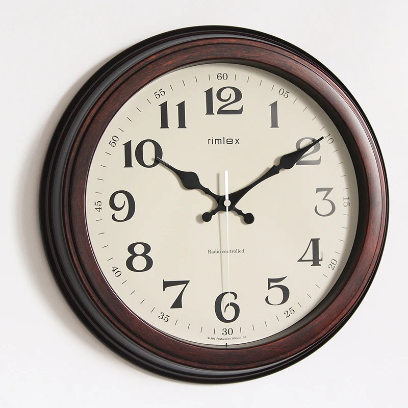 

American Vintage Wall Clock Electronic Antique Abstract Fashion Wall Clock Luxury Kitchen Wandklok Home Decorations OO50WC