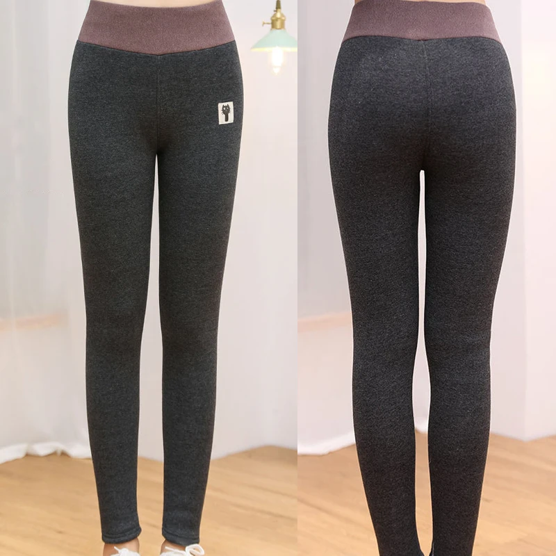 

Fashion Women's Thick Autumn Winter Leggings Pants velvet thickening Cotton Female Pants 2XL 3XL 4XL Lady Winter Trousers