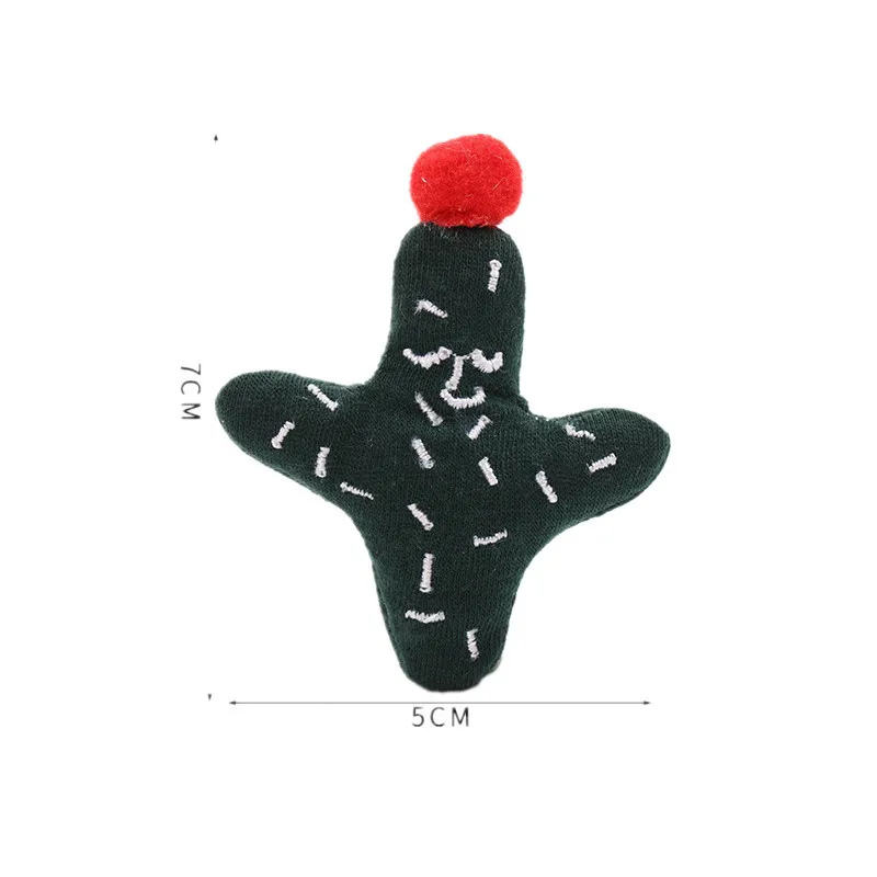 10pcs/lot DIY plush cartoon cactus dolls Padded Patches Appliques For baby sock Sewing accessories Hair clip Decoration | Дом и сад