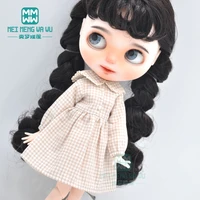 blyth doll clothes fashion forest plaid skirt lace princess skirt for blyth azone ob23 ob24 doll accessories