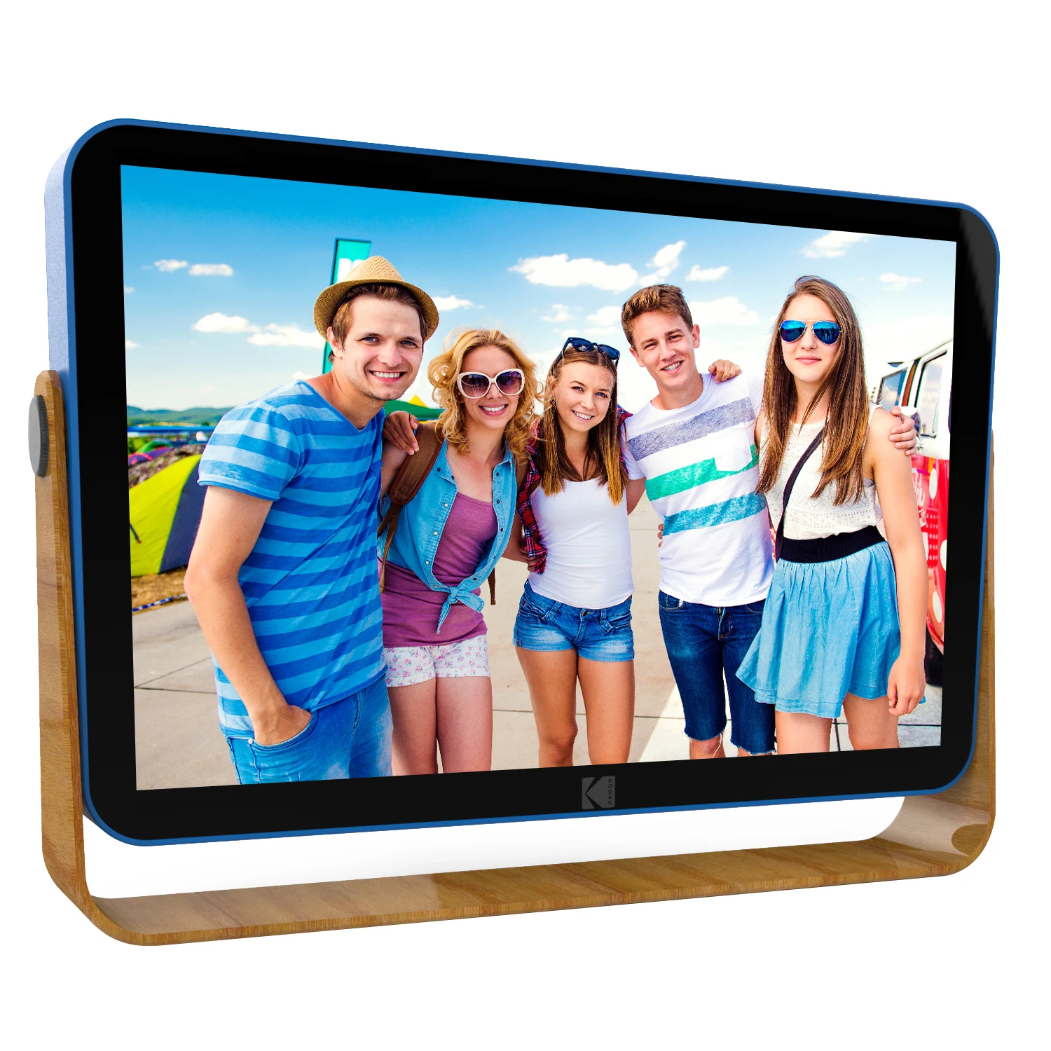 

Kodak 10 Inch WiFi digital photo frames with built-in battery and light sensor