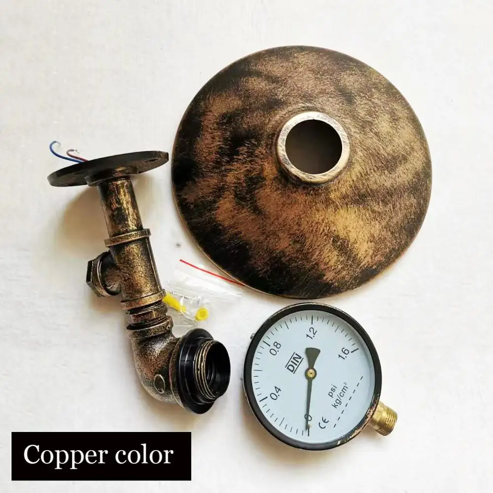 Лофт лампы имитация водопровода E27 настенный светильник лампа для спальни