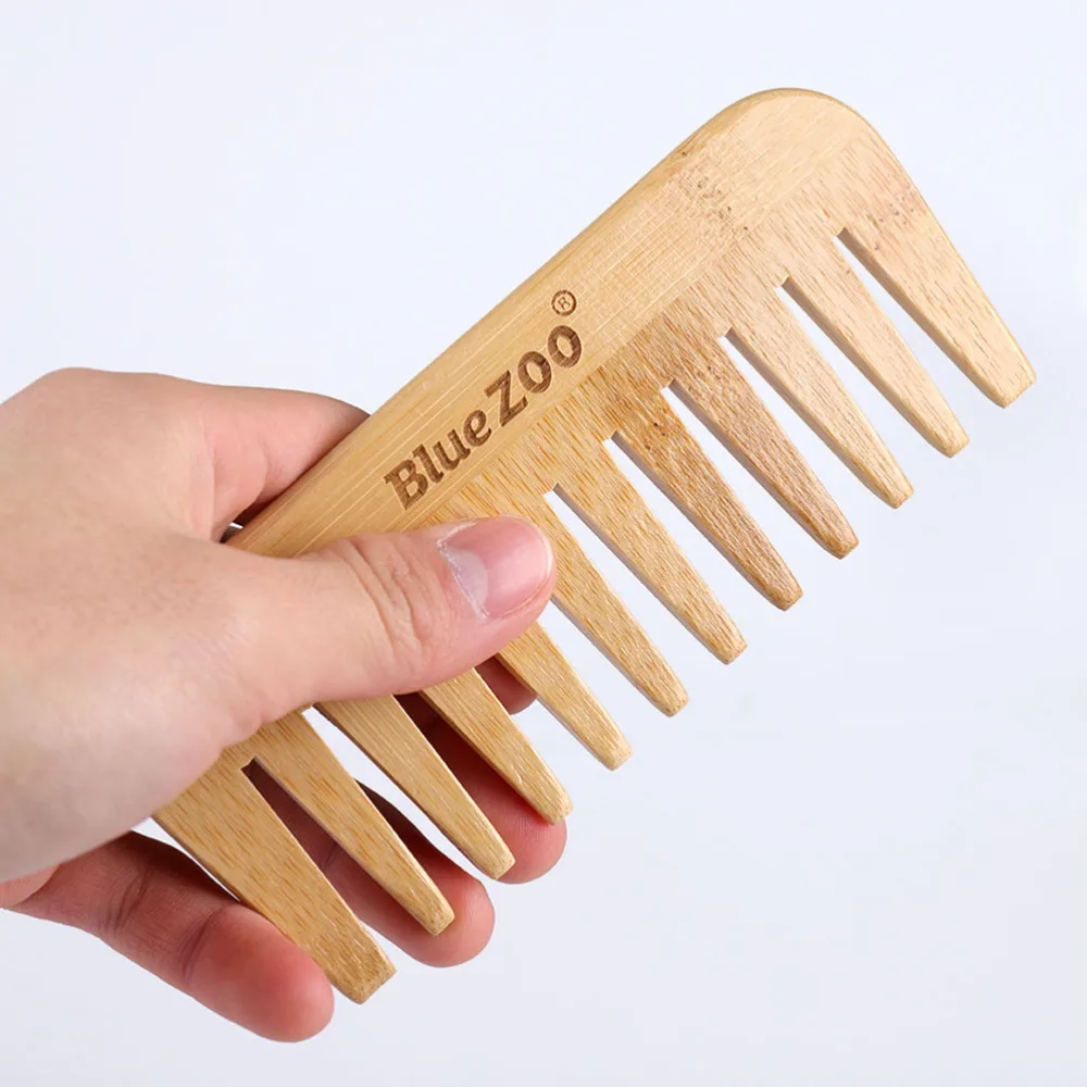 

3 Pcs Bamboo Beard Combs Useful Hairstyling Combs Barber Shop Combs Home Coms