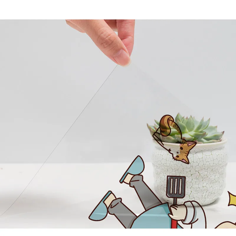 Наклейки с персонажами из мультфильмов кухонные маслостойкие наклейки для