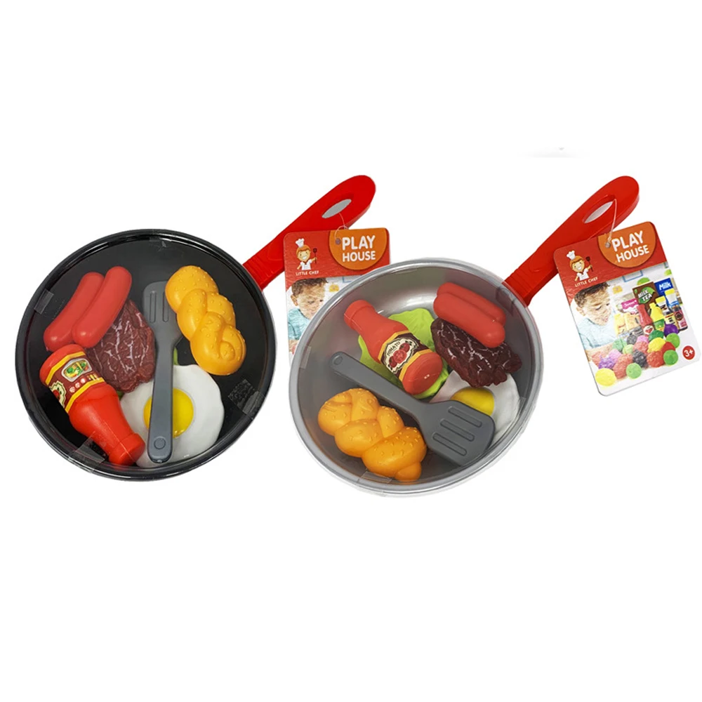 Игрушки для девочек ролевых игр 8 шт. имитация кухонного набора продуктов горшок