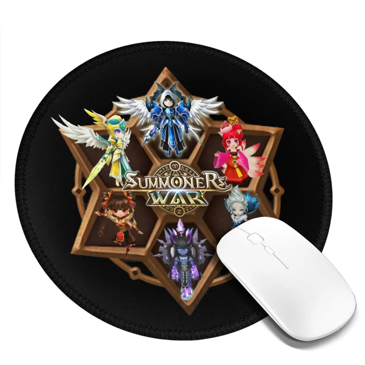 

Summoners War Mouse Pad Monster Runes Office Rubber Mousepad Luxury Anti-Slip High Quality Photo Mouse Mat