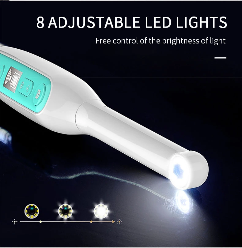 Беспроводной Wi Fi оральный эндоскоп 8 регулируемый светодиодный подсветка камера